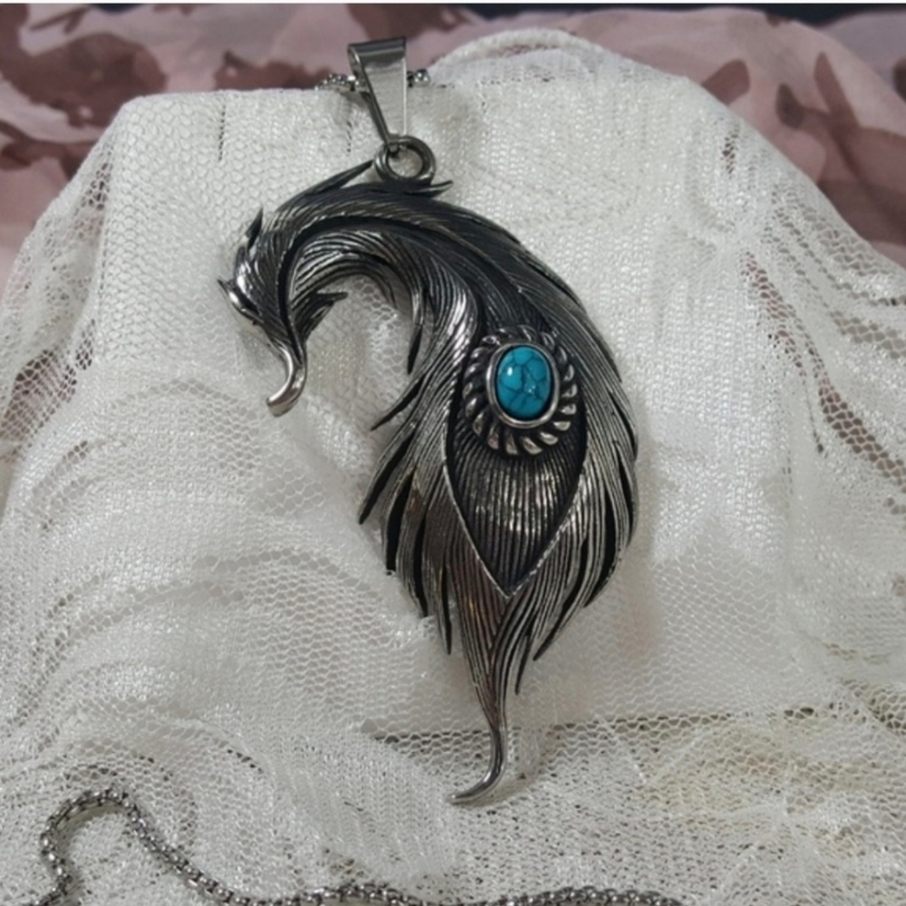 316L SS Angel Wing Pendant